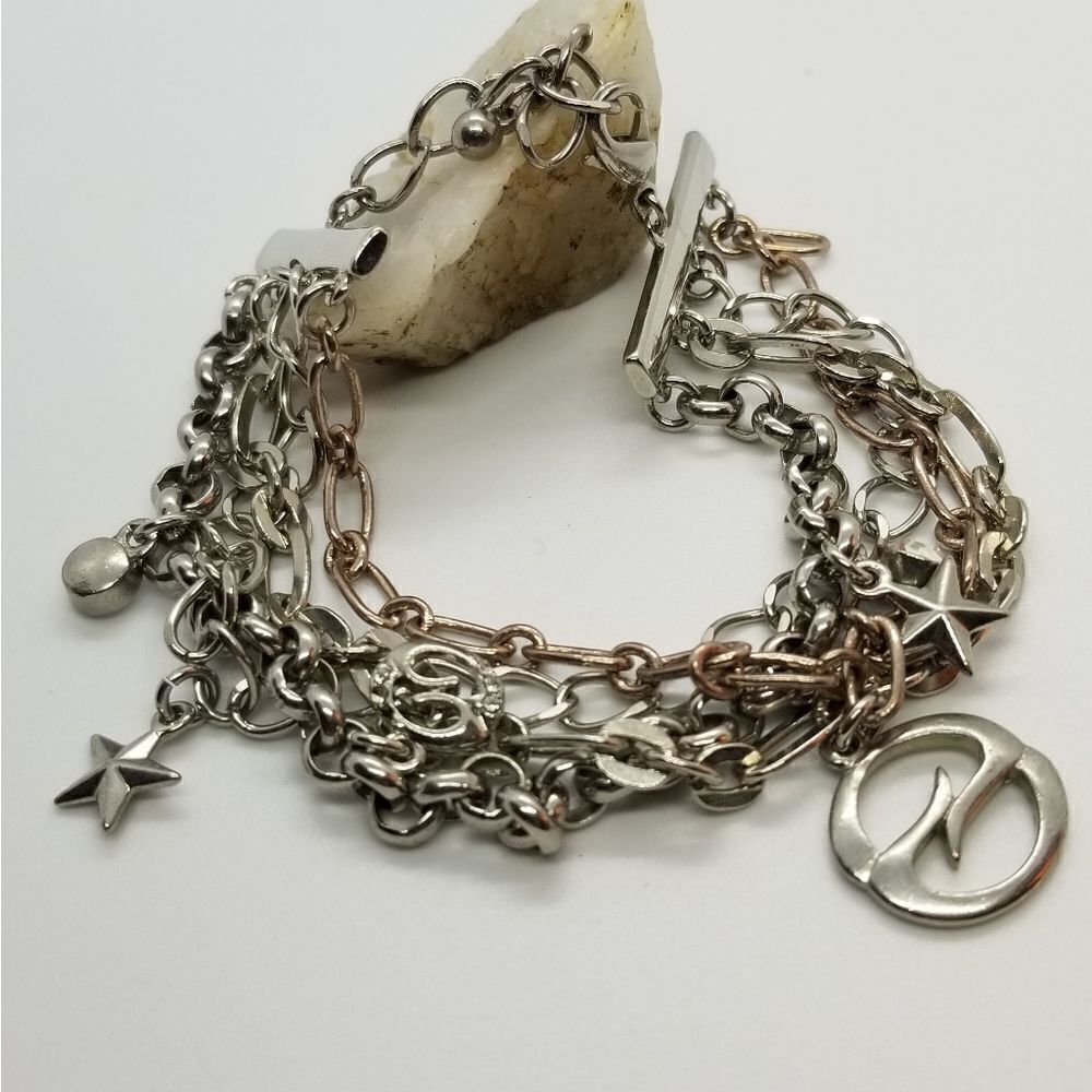 Starry nostalgia 1990s chainmail link bracelet 🤩 H - Picture 1 of 2